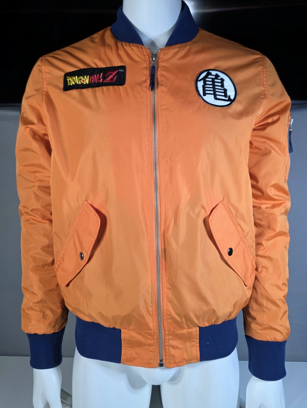 Officially licensed Dragon Ball Z Goku Bomber Jacket Size Medium
